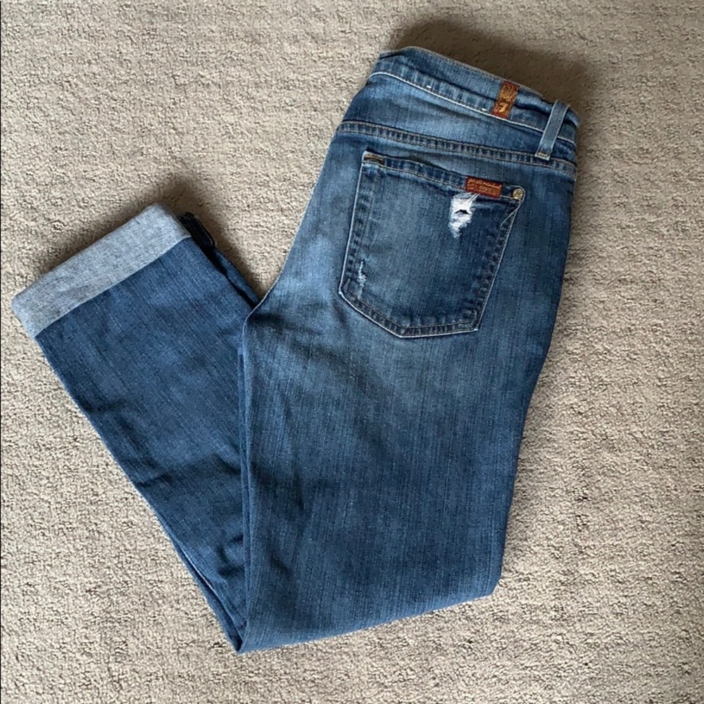 7. For all Mankind Cropped Denim